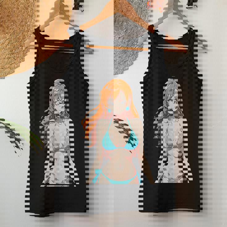 セクシー ワイフ ビーチ アニメ 女の子 日本語 レディースタンクトップ 面白い贈り物