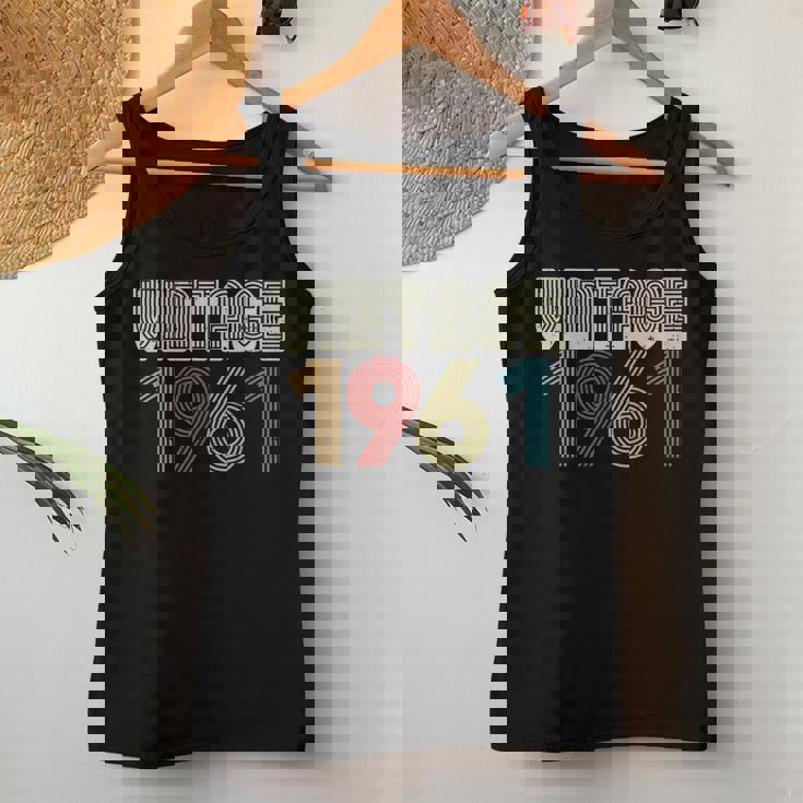 ヴィンテージ 1961年 レトロ 60歳 60歳 誕生日プレゼント 男性 女性 レディースタンクトップ 面白い贈り物