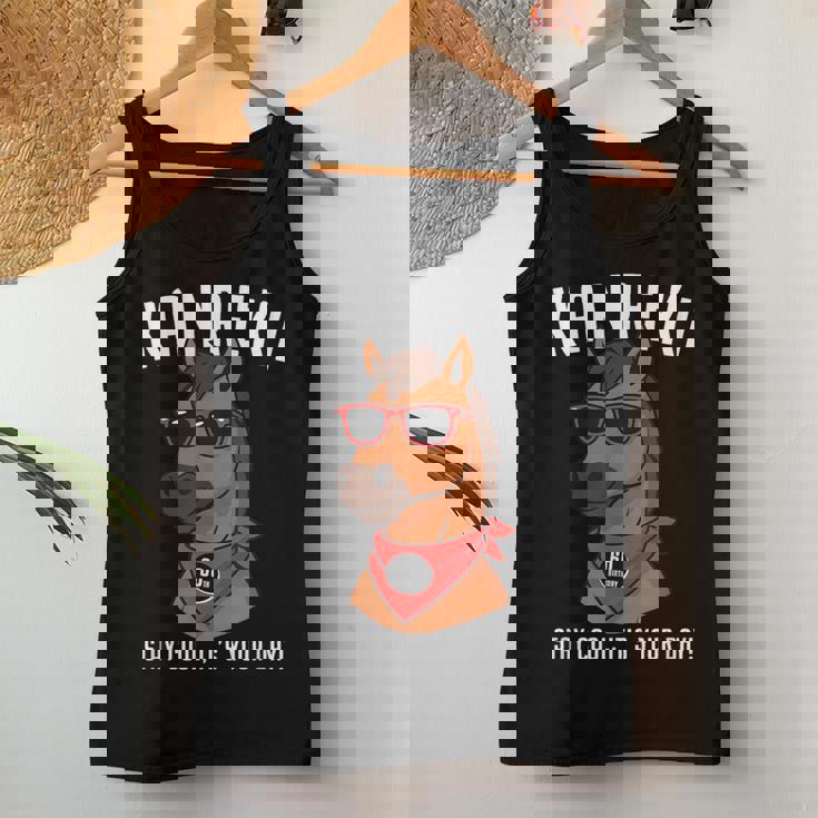 還暦祝い 馬 うま好き 干支 父 男性 女性 還暦 お祝い 60歳 おもしろ おもろい レディースタンクトップ 面白い贈り物