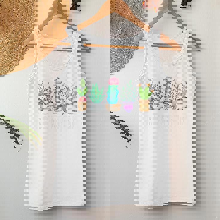 I Be Plantin'hit サボテン 多肉植物 面白い植物 ガーデン レディースタンクトップ 面白い贈り物