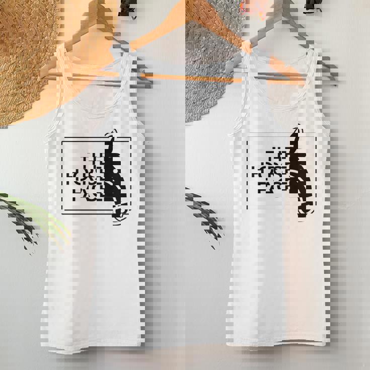 【バックプリント・背中側】ザ・ホース・フェイス The Horse Face 午年 馬 2026 パロディ 長袖tシャツ レディースタンクトップ 面白い贈り物