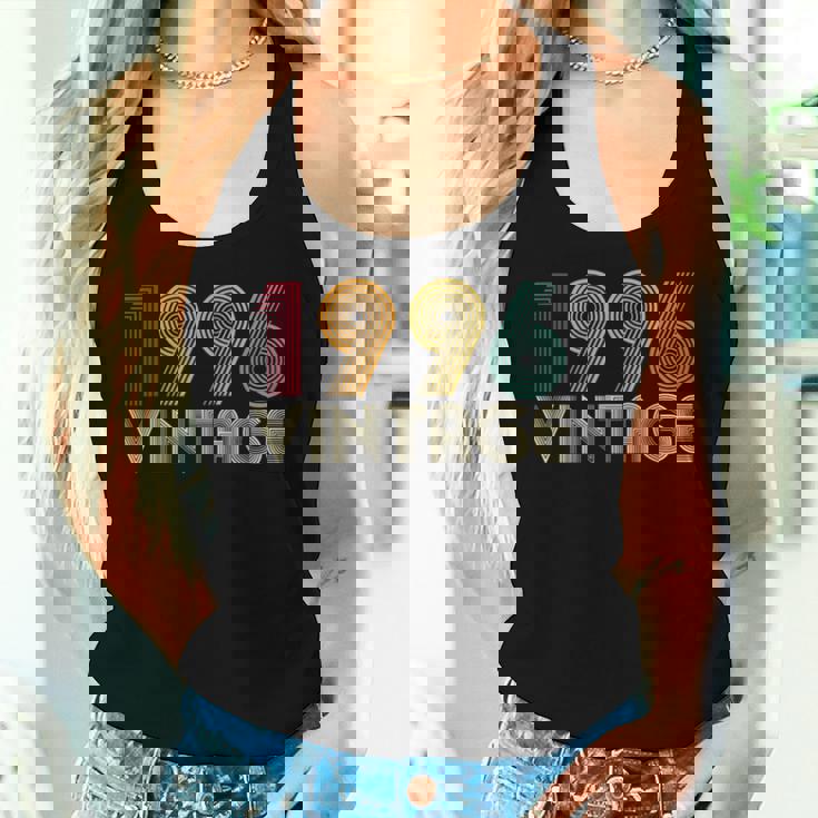 30歳の誕生日プレゼント 30歳 男性 女性 レトロ ヴィンテージ 1996 レディースタンクトップ 彼女への贈り物