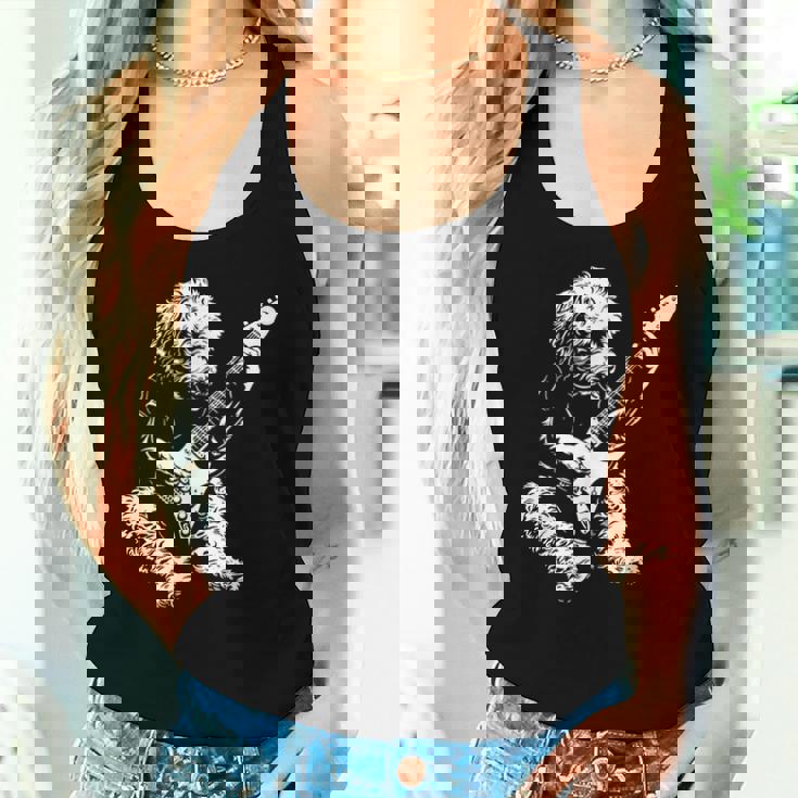 Chitarra Per Cani Lagotto Romagnolo Dad Mom Canotta da donna Regalos para ella