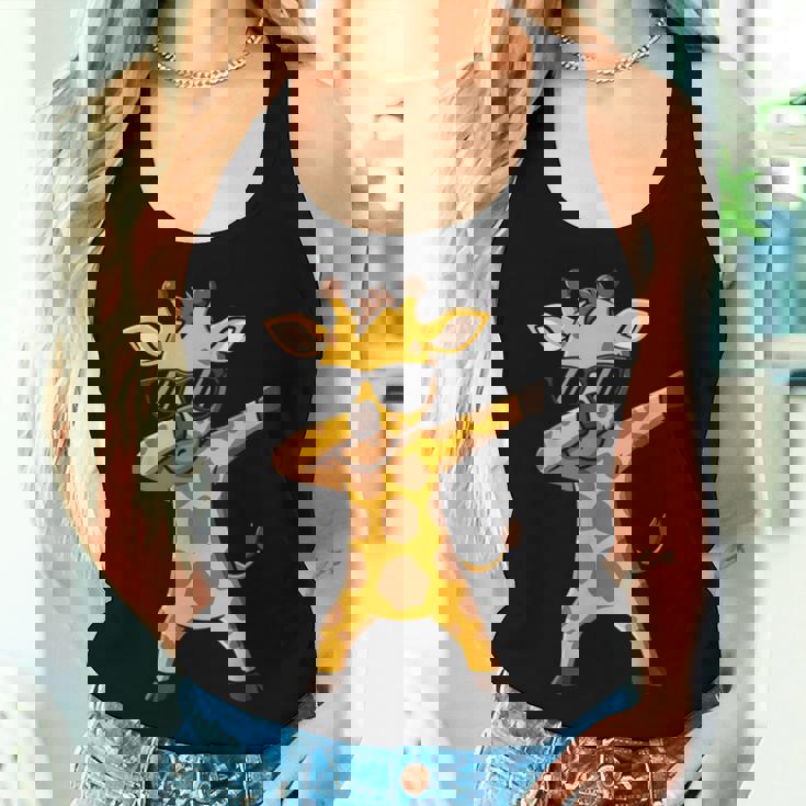 Giraffe Boys Animal Print Giraffe Print レディースタンクトップ 彼女への贈り物