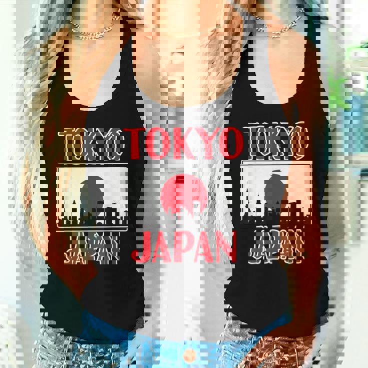 Japan Tokyo For And – Tokyokyline レディースタンクトップ 彼女への贈り物