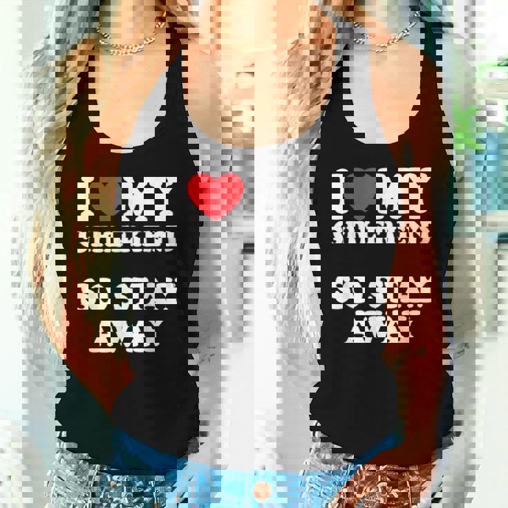 I Love My Girlfriend I Love My Girlfriendotay Away レディースタンクトップ 彼女への贈り物