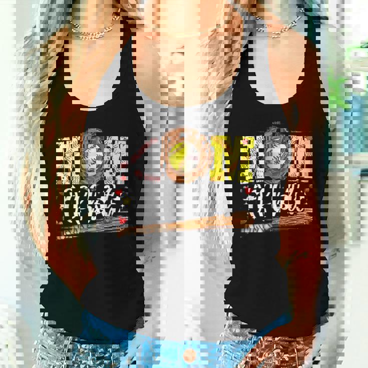 Mom Of Both Game Day Baseball Softball Mother's Day 2025 Women Tank Top Gifts for Her