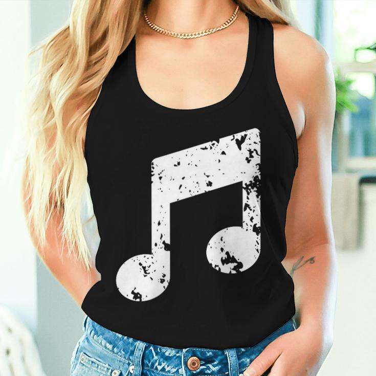 Nota Musical Cuello Camiseta sin mangas para mujer Regalos para ella
