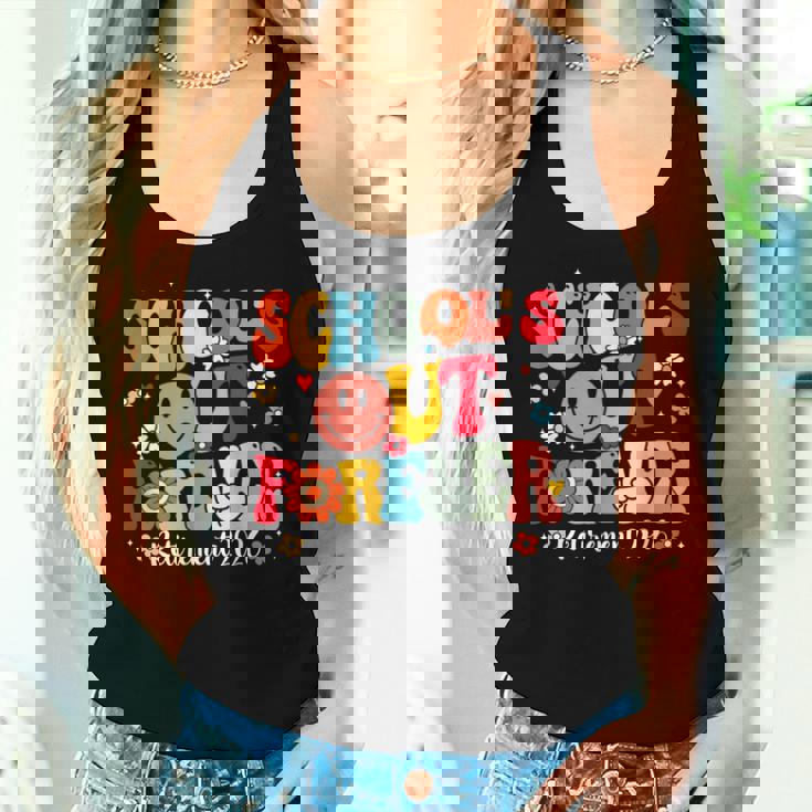 Retro School's Out Forever Retirement 2026 Retired Teacher Women Tank Top Gifts for Her