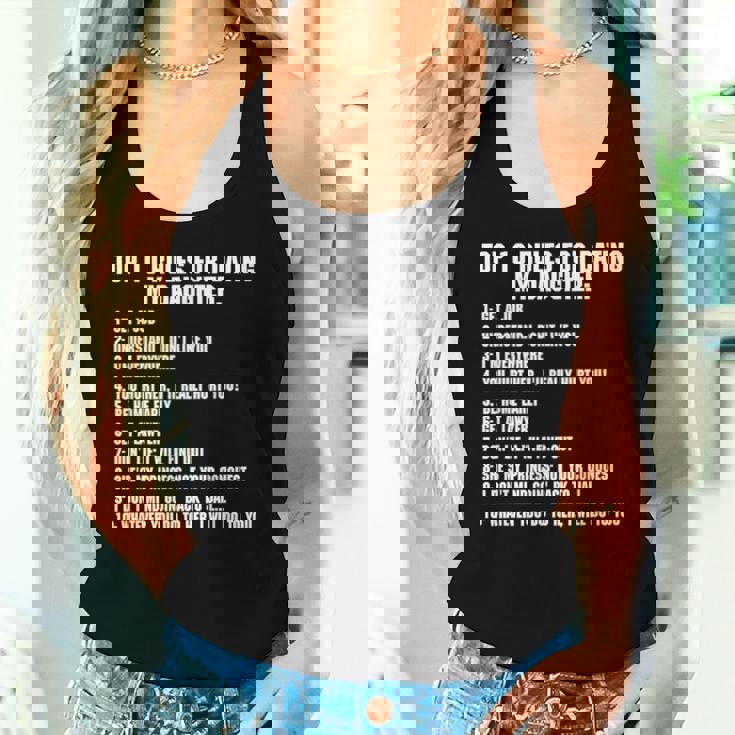 Rules For Dating My Daughter Dad ギフト レディースタンクトップ 彼女への贈り物