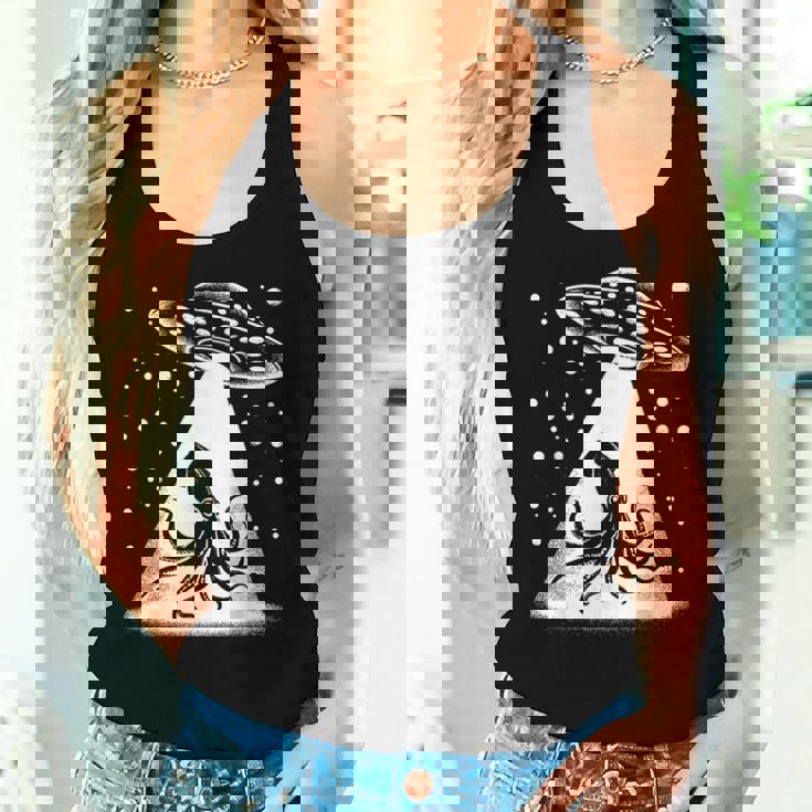 Squid Dad Mom Lover Ufo Alieno Divertente Canotta da donna Regalos para ella