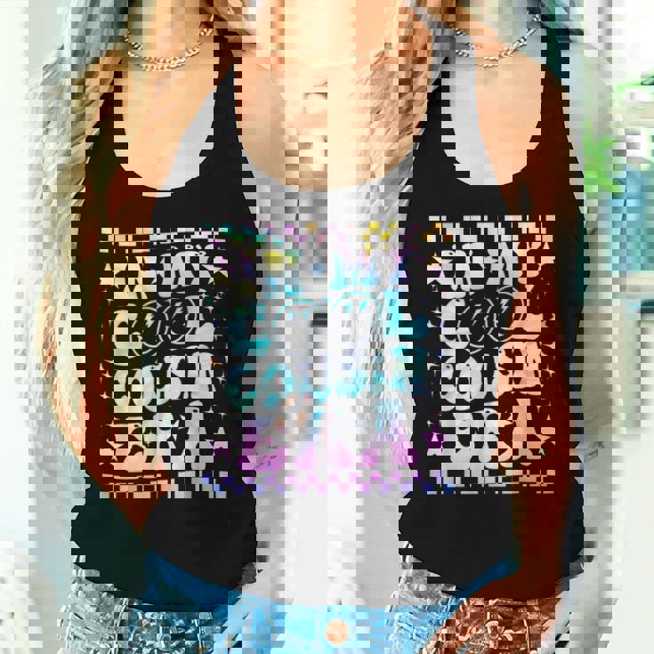 Tie Dye Groovy In My Cool Cousin Era Family Women Tank Top Gifts for Her Tie Dye Groovy In My Cool Cousin Era Family Women Tank Top Gifts for Her