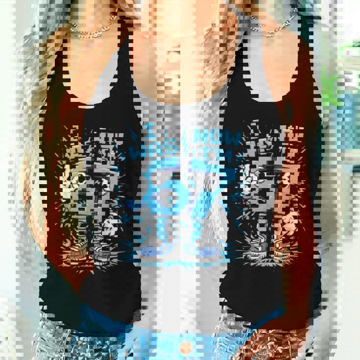 I Was 6 Now I'm 7 67 7歳の誕生日 女の子 男の子 レディースタンクトップ 彼女への贈り物