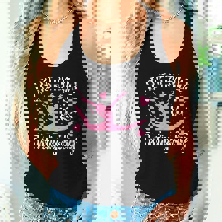 かわいい女の子向けトワラー バトントワリング レディースタンクトップ 彼女への贈り物