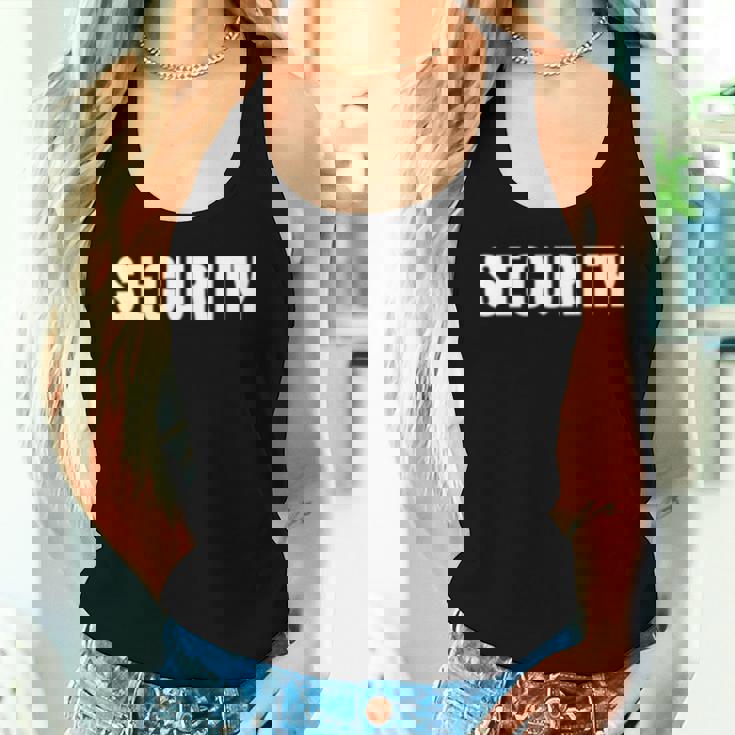 イベントのセキュリティ安全ガードの服装男性女性ecurity 長袖tシャツ レディースタンクトップ 彼女への贈り物