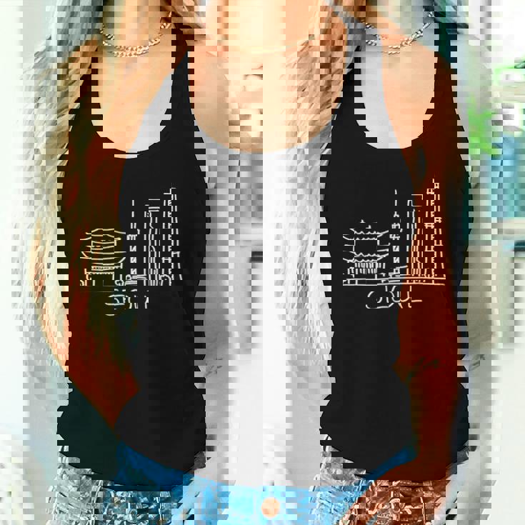 ソウルシティ韓国お土産ギフト 男性 女性 レディースタンクトップ 彼女への贈り物