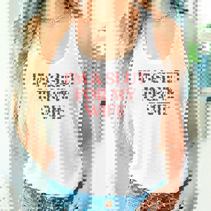 I'm Alut For My Wife Y2k Aesthetic Trendy レディースタンクトップ 彼女への贈り物