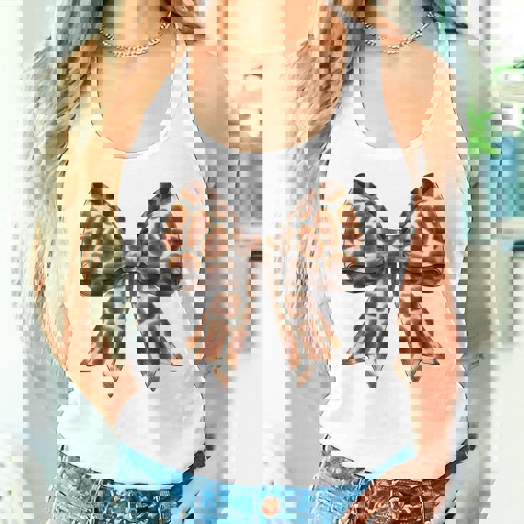 コケット リボン キリン プリント 女の子 ママ 母の日 レディースタンクトップ 彼女への贈り物