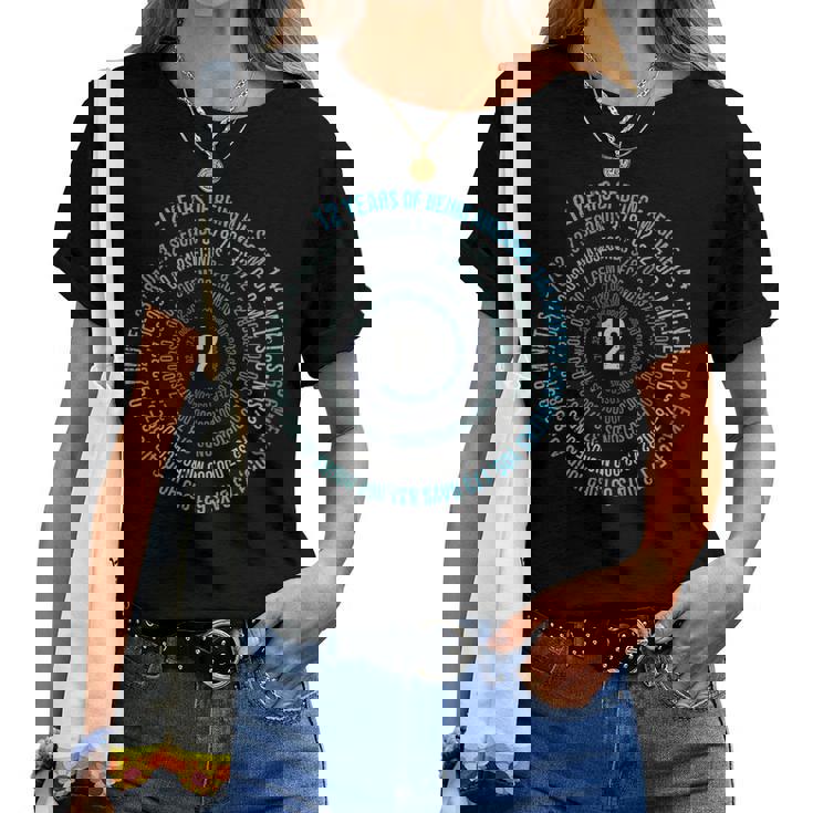 12歳 誕生日 ヘリックス 12歳 男の子 女の子 誕生日 レディースTシャツ