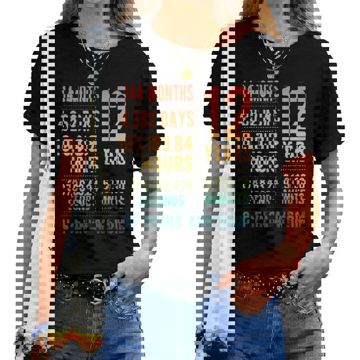 12歳の誕生日 男の子 女の子 面白い 12歳 レディースTシャツ