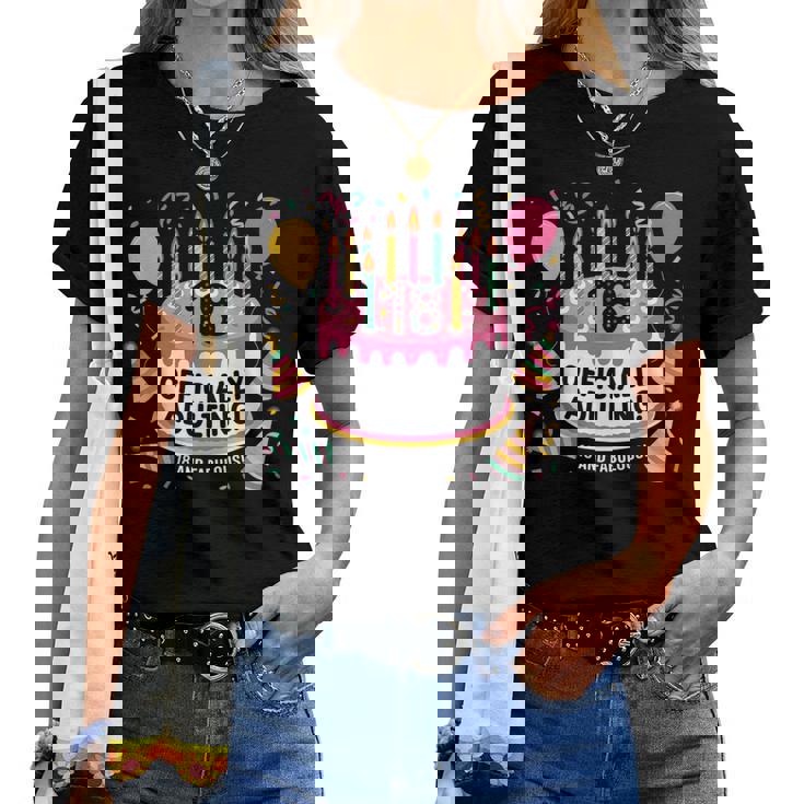 18歳の誕生日 男の子 女の子 18歳 18歳 誕生日 レディースTシャツ