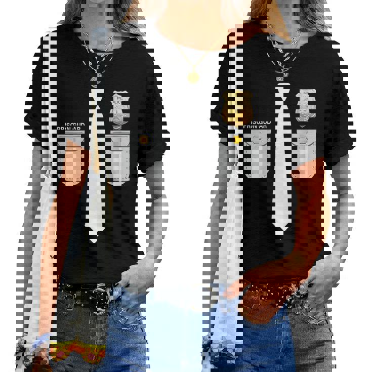 Costume De Gardien De Prison Américain T-shirt femme