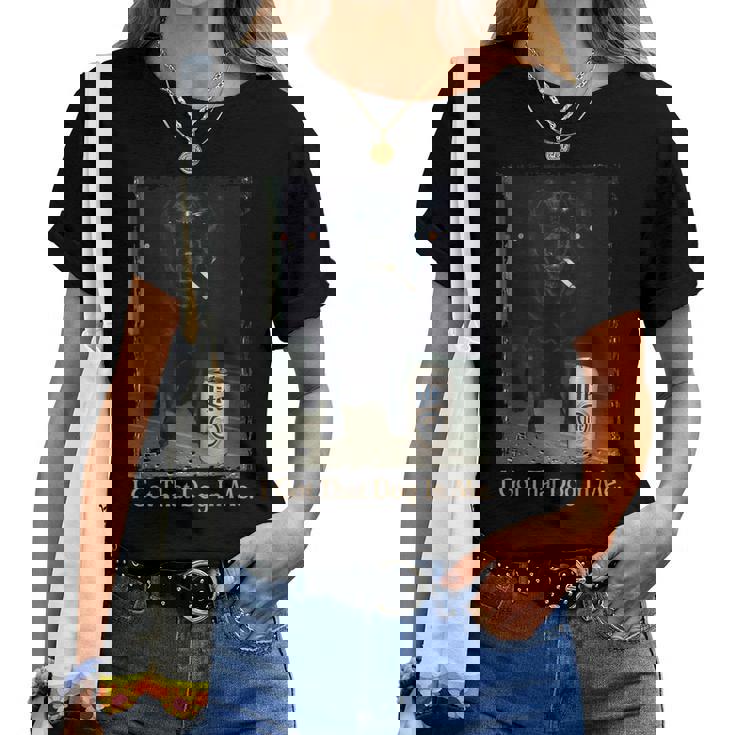 I Got That Dog In Me Black Lab Labrador Meme Dog Mom Women T-shirt