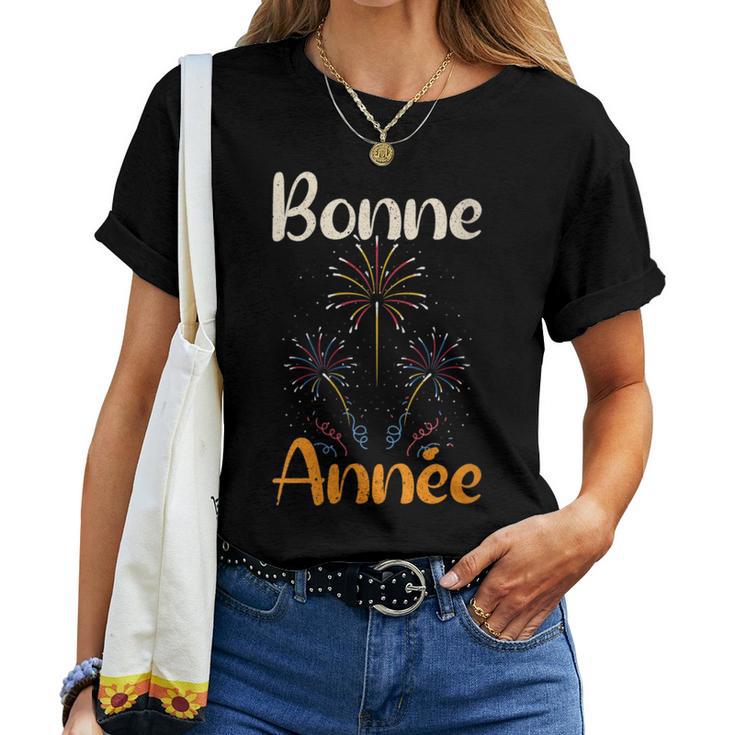 Fireworkseille Du Nouvel An Célébration Bonne Année T-shirt femme