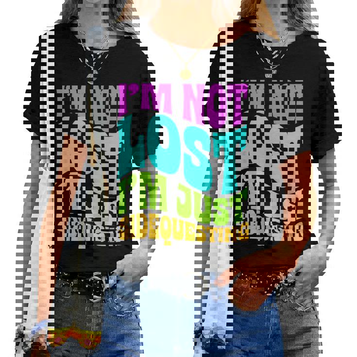 I’M Not Lost I’M Just Sidequesting – Rave Edm Groovy Women T-shirt