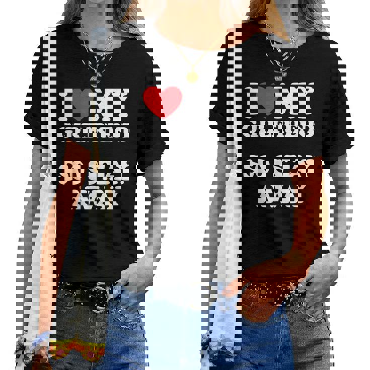 I Love My Girlfriend I Love My Girlfriendotay Away レディースTシャツ