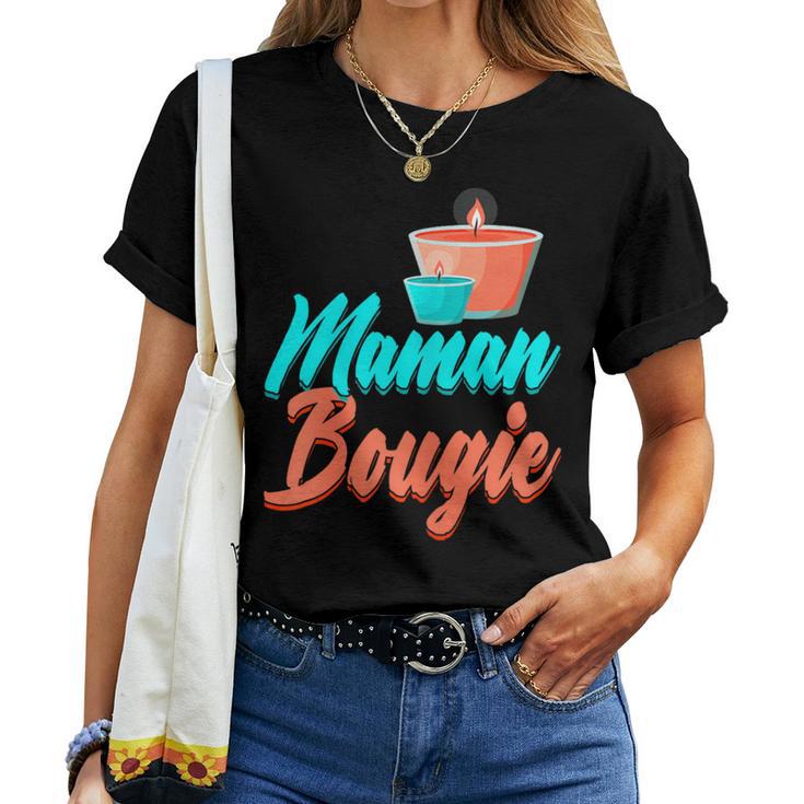 Maman Bougie Fête Des Mères Fabrication De Bougies T-shirt femme