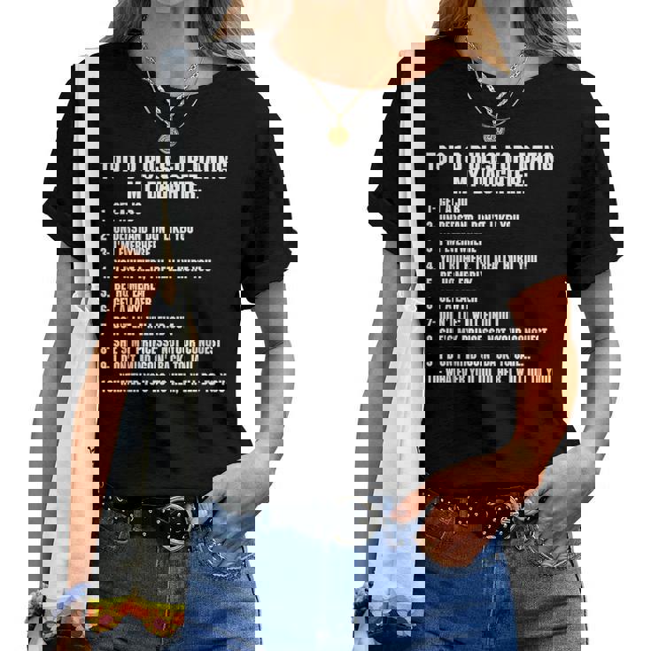 Rules For Dating My Daughter Dad ギフト レディースTシャツ