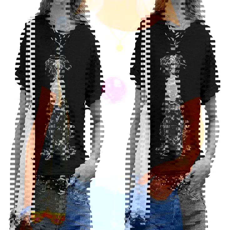 Vintage Dobermann Cheoffia Bolla Cane Papà Mamma Proprietario Maglietta da donna