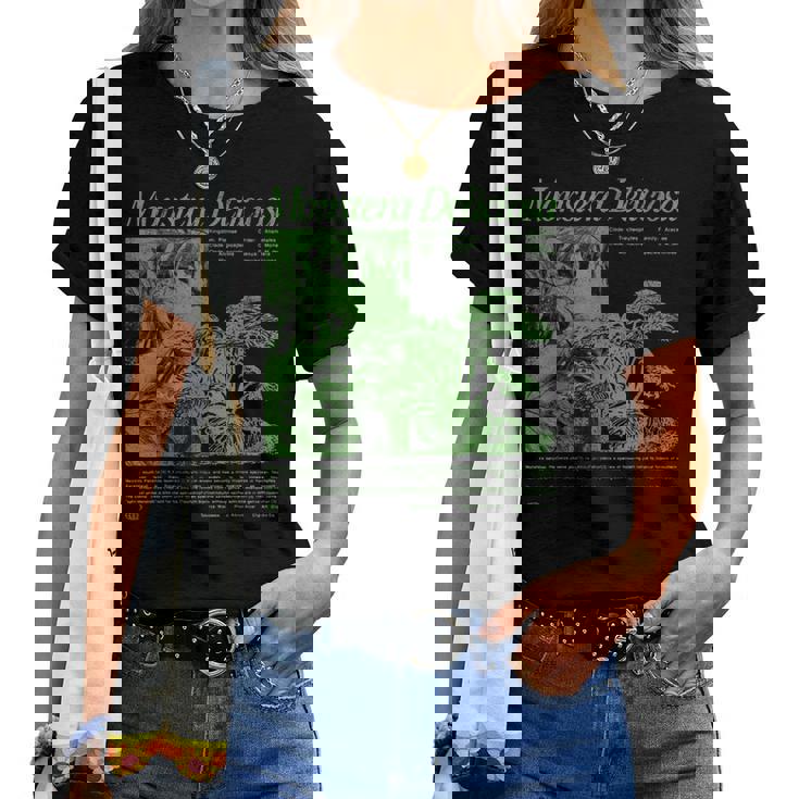 Vintage Monstera Deliciosa Swiss Cheese Plant Tropical Women T-shirt