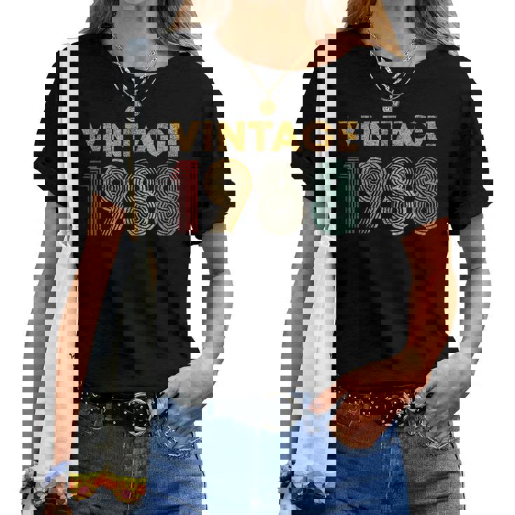 ヴィンテージ 1988 38歳の誕生日プレゼント 男性 女性 38歳 レディースTシャツ