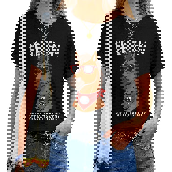 還暦祝い 馬 うま好き 干支 父 男性 女性 還暦 お祝い 60歳 おもしろ おもろい レディースTシャツ