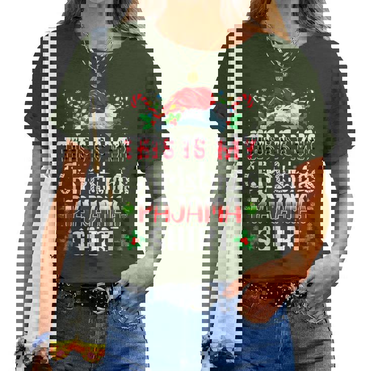 Christmas For This Is My Christmas Pajama Women T-shirt