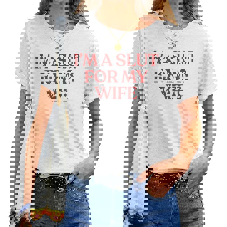 I'm Alut For My Wife Y2k Aesthetic Trendy レディースTシャツ