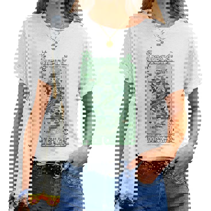 Queenof The Craic 水田の日シェナニガンズ レディースTシャツ