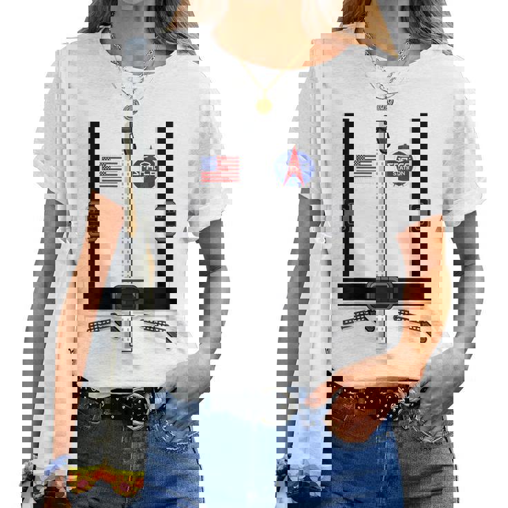 子供のための宇宙飛行士の衣装 男性女性宇宙服 レディースTシャツ