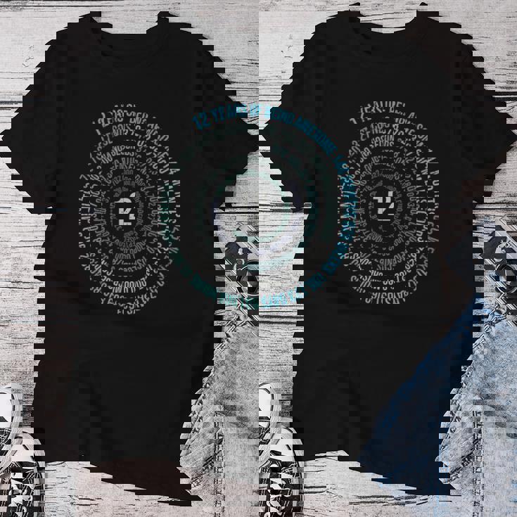 12歳 誕生日 ヘリックス 12歳 男の子 女の子 誕生日 レディースTシャツ 面白い贈り物