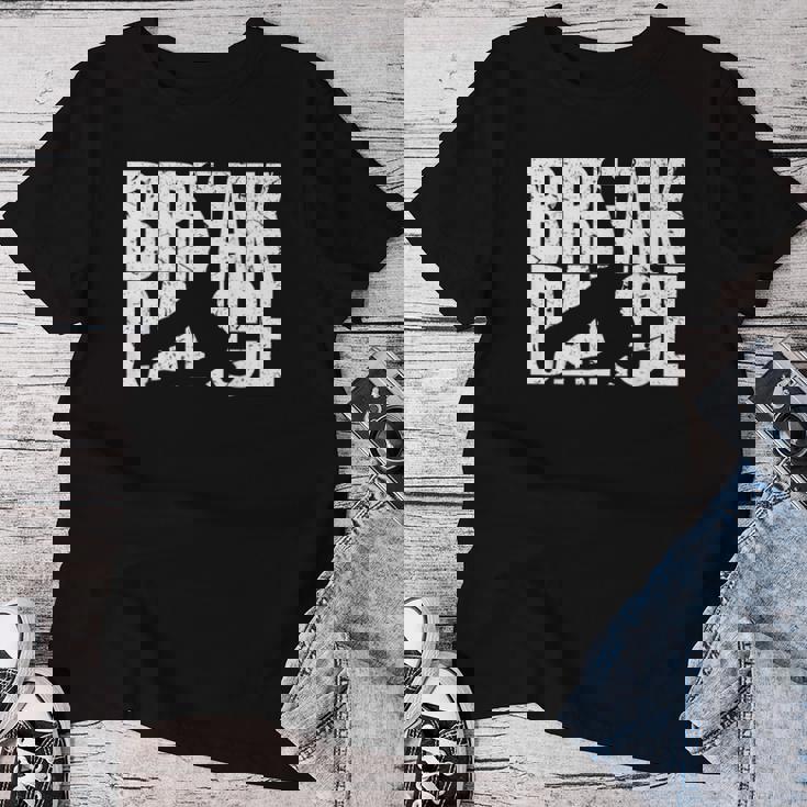 Break Dance ヒップホップ レトロ 風車 ギフト キッズ Bboy Bgirl レディースTシャツ 面白い贈り物