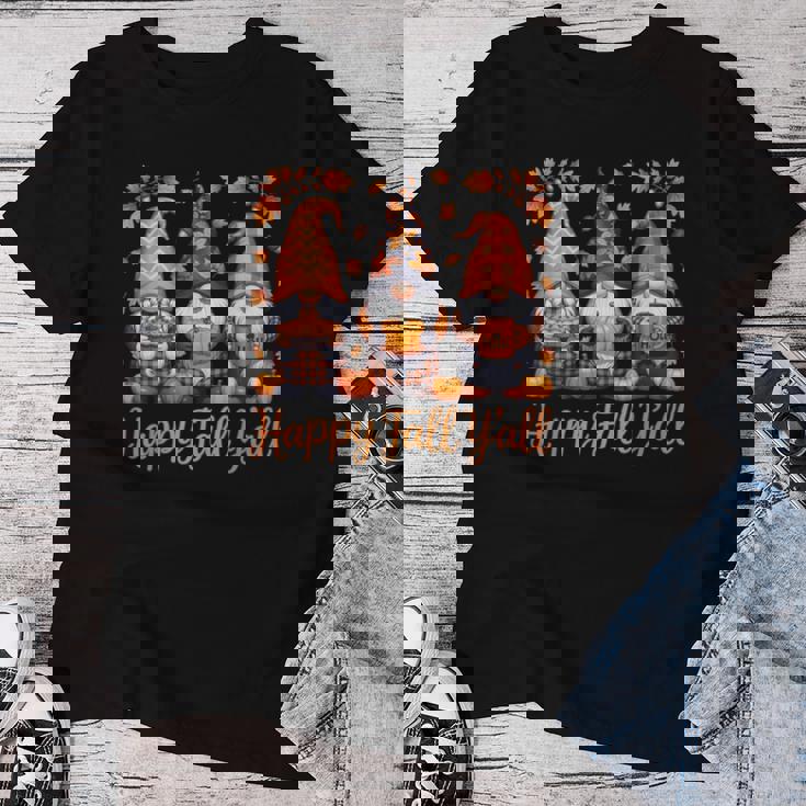 Happy Fall Y'all Gnome Autumn Thanksgiving Women T-shirt Unique Gifts Happy Fall Y'all Gnome Autumn Thanksgiving Women T-shirt Unique Gifts