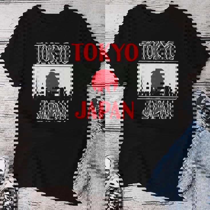 Japan Tokyo For And – Tokyokyline レディースTシャツ 面白い贈り物