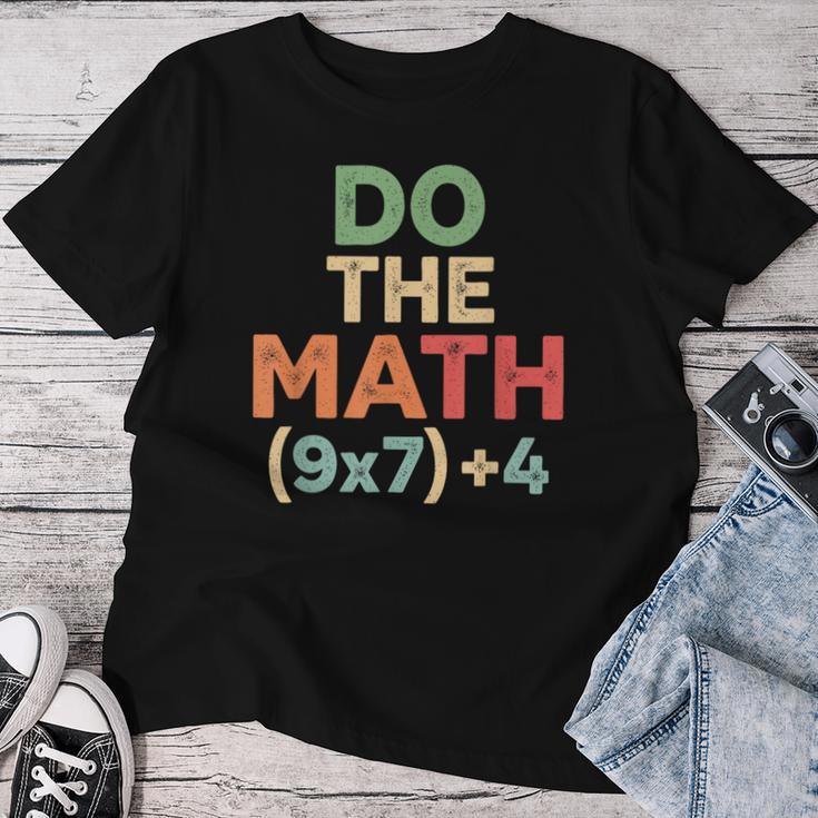 Do The Math 67 Meme Six Seven Teacher Women T-shirt | Mazezy