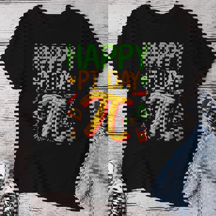 Pi Day Math Teacher March 14Th Happy Pi Day 314 Pi レディースTシャツ 面白い贈り物