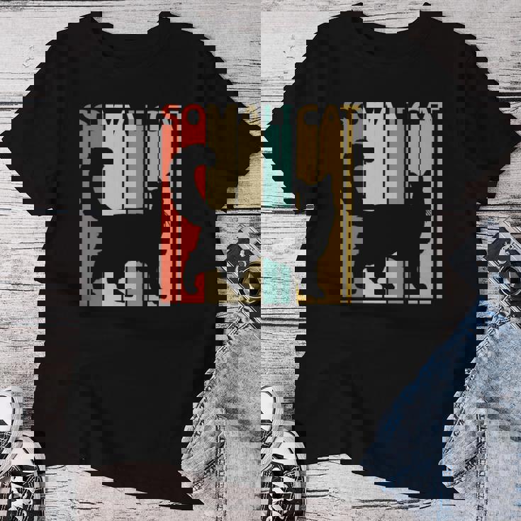 Somali -Omali ソマリ ネコ 長袖tシャツ レディースTシャツ 面白い贈り物