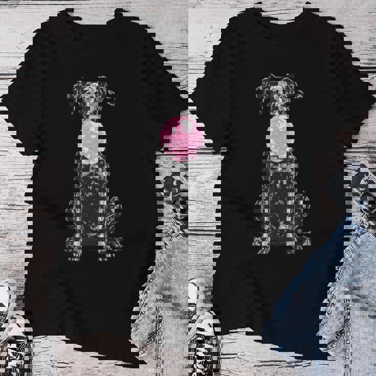 Vintage Dobermann Cheoffia Bolla Cane Papà Mamma Proprietario Maglietta da donna Regalos divertidos