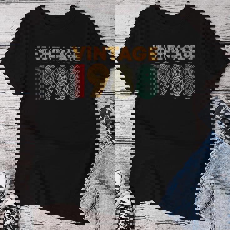 ヴィンテージ 1988 38歳の誕生日プレゼント 男性 女性 38歳 レディースTシャツ 面白い贈り物