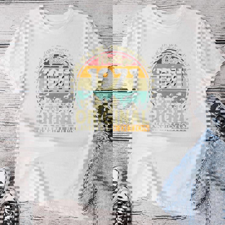 55歳 誕生日 男性女性intage 1971年1971年生まれ レトロデザインブランド レディースTシャツ 面白い贈り物